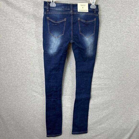 Girl Vivi Collection Women’s Jeans Size L / Skinny / Ripped / BNWT - Picture 6 of 10